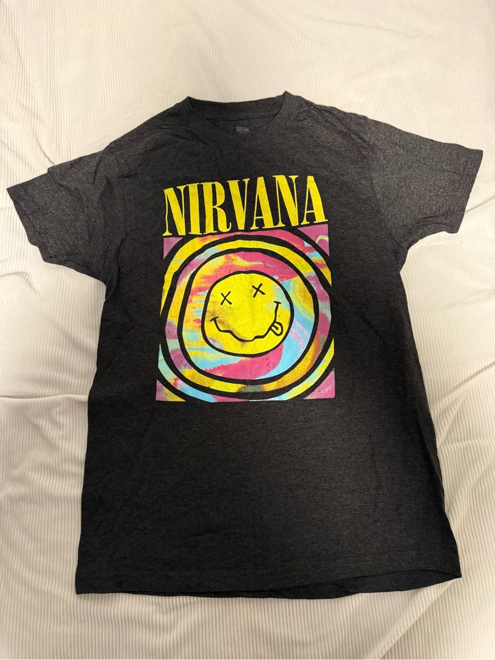 Nirvana Women’s Black Graphic Tee